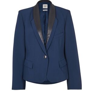 [SOLD] HERMÈS LEATHER LAPEL BLAZER